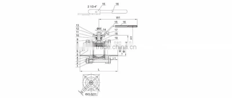 Full Port SS304/316 Ball Valve From Chinese Supplier