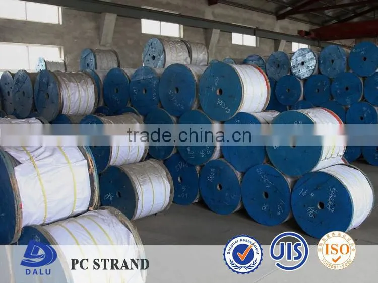 High Tensile Strength Galvanized PC Steel Strand Wire