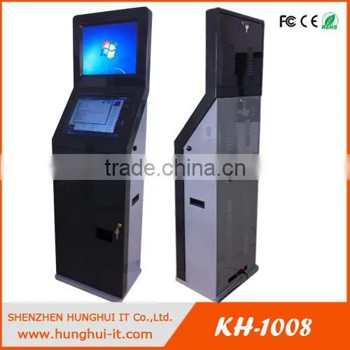 customizable hotel checkin card dispenser kiosk