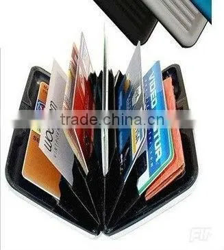2012 hot sell waterproof aluminium credit card wallet