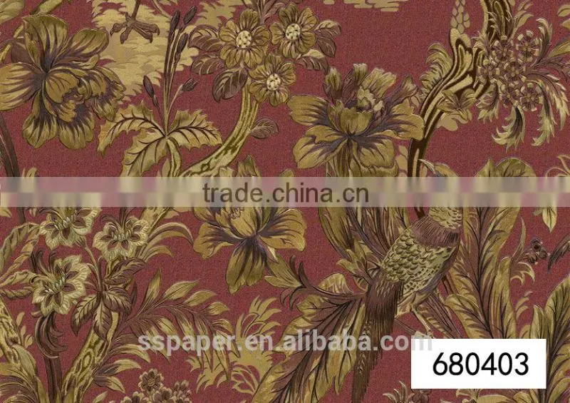 2016 New Fashion chinese wood finish wallpaper