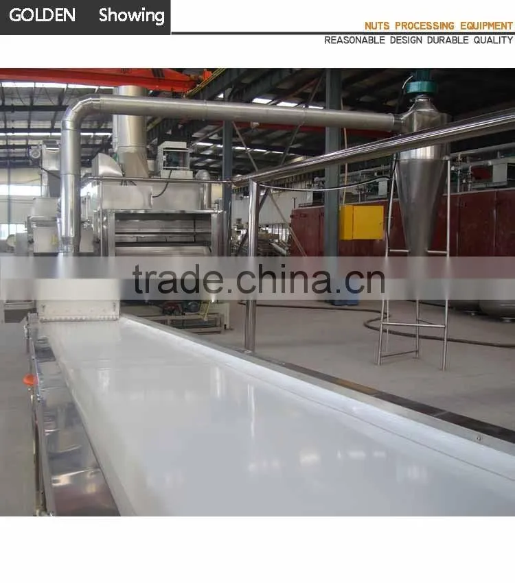 Professional Nut Equipment Peanut Roasting Blanching Line