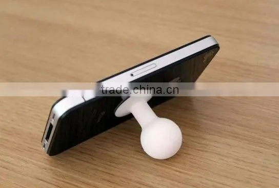 Novelty silicone phone sucker