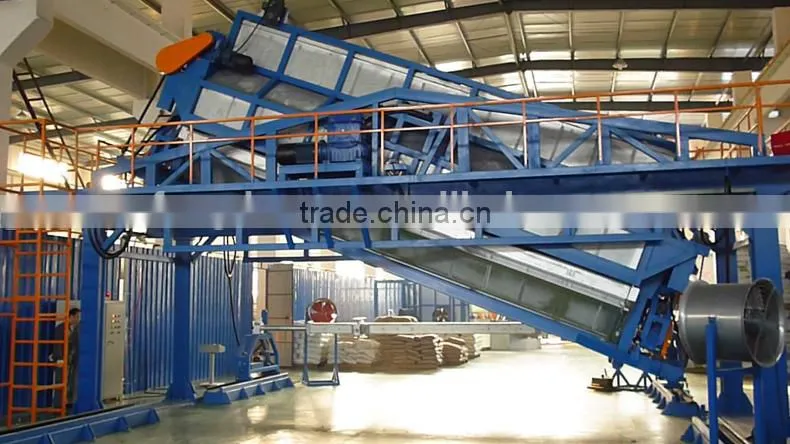 two arms bottom-open model rotomolding machine