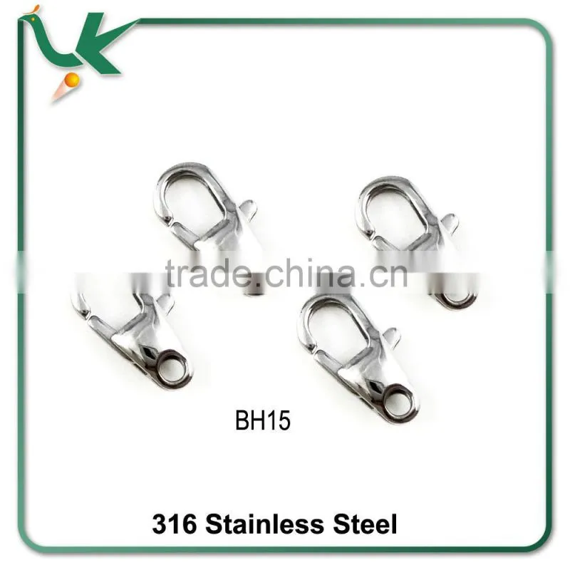 Wholesale 316 Stainless steel Lobster clasps