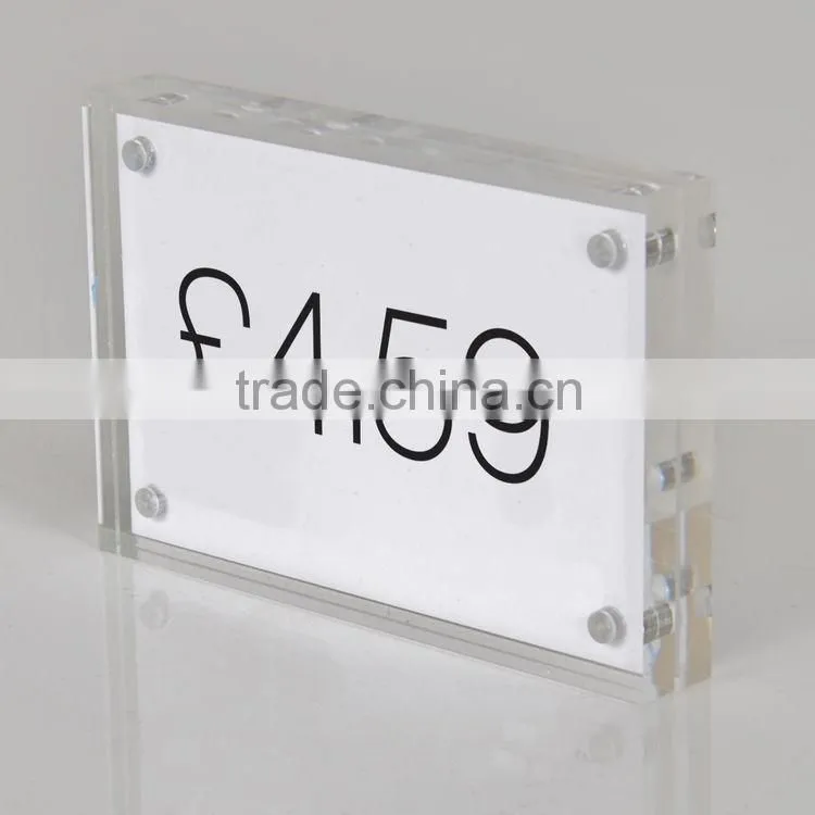 Poster holders, plexiglass poster holder, postcard display stands