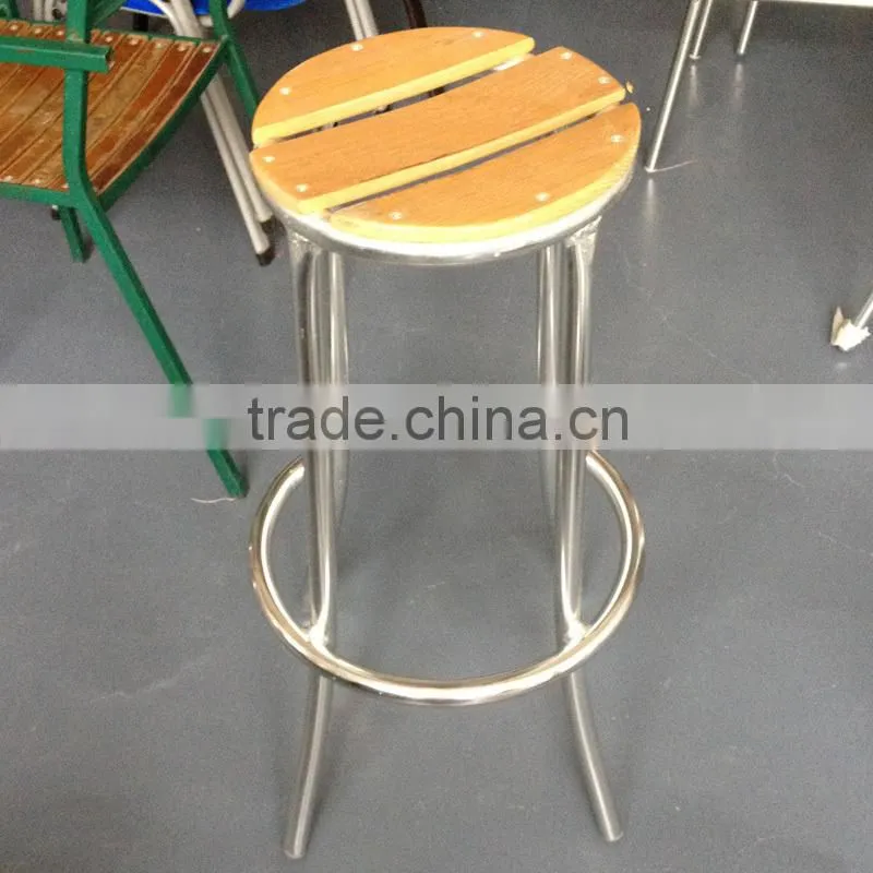 used high top aluminum wooden bar furniture YPB015 F8H3A