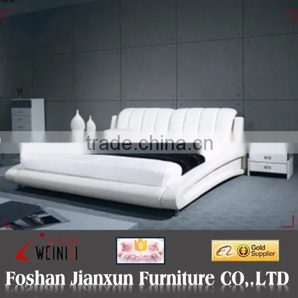 F6042 modern leather bed