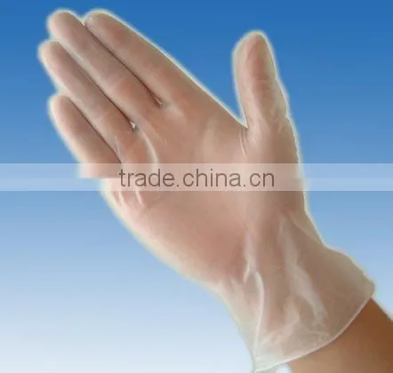 Powder free vinyl supreme exam gloves, vinyl gloves for medical use