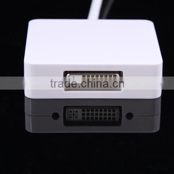 3 in 1 mini dp to HDMI DVI VGA adapter for macbook