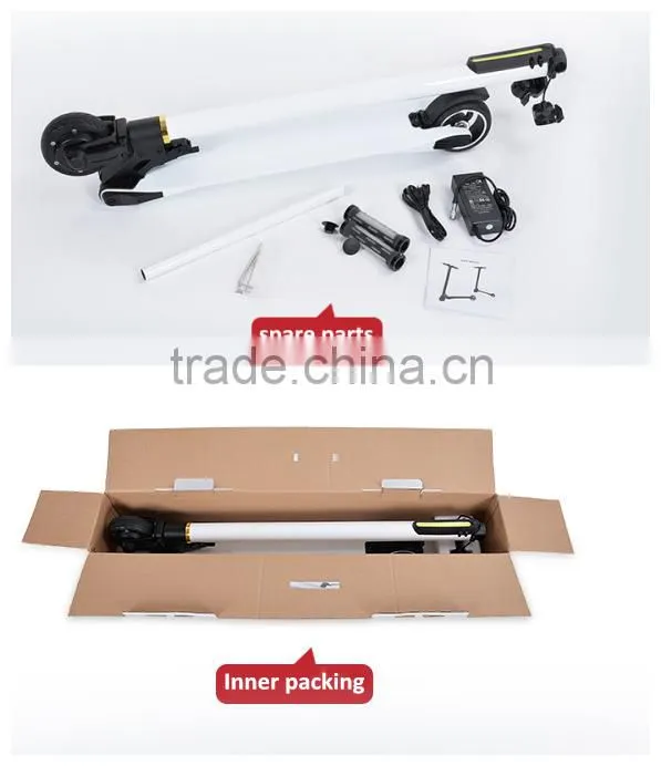 China Htomt Lightest 6.3kg light weight electric scooter Folding Balance carbon electric scooter