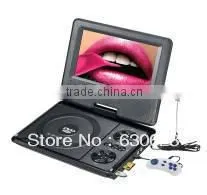 2016 cheap Real size 7" TFT LCD SCREEN (DVD +PAL/NTSC/SECAM analog TV system)