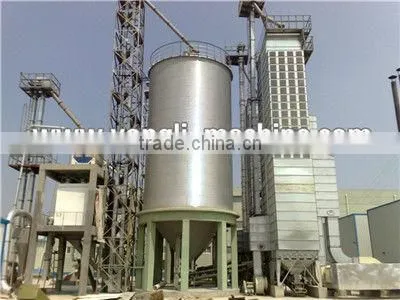 Falt base wood powder storage silo silo
