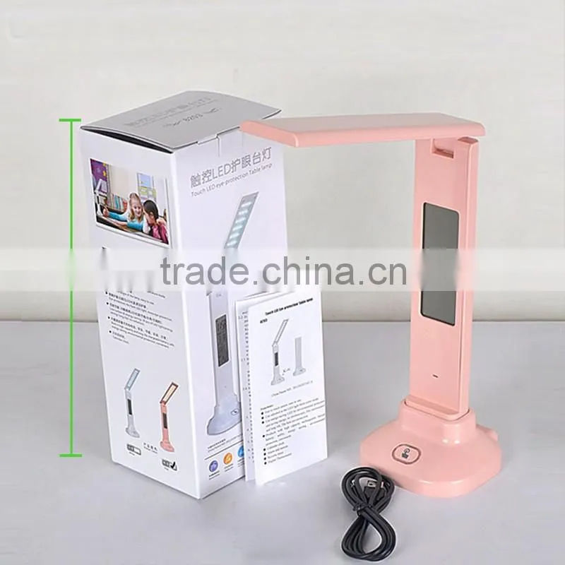 Popular Chargeable Bedside Desk Lamp Domitry Study LED Desk Lamp
