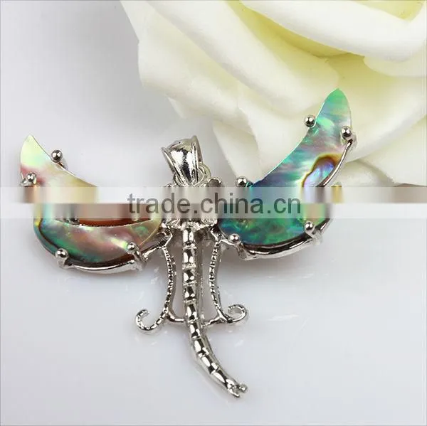 butterfly shape shell pendant wholesale