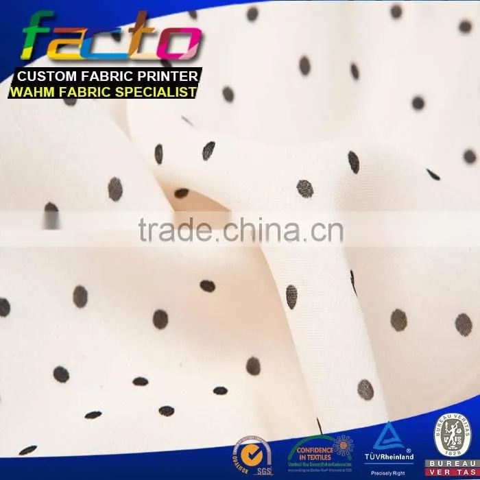 Dot Print, Summer blouses Fabric, LadieS' Blouses Fabric