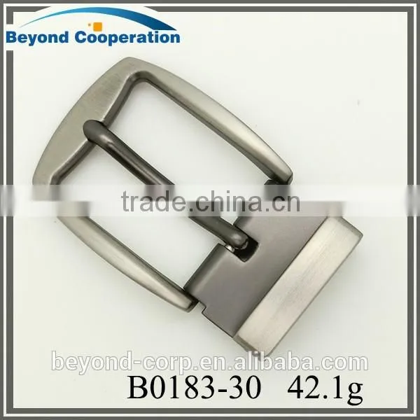 Zinc alloy die-casting matte black gun pretecting coating pin belt buckle
