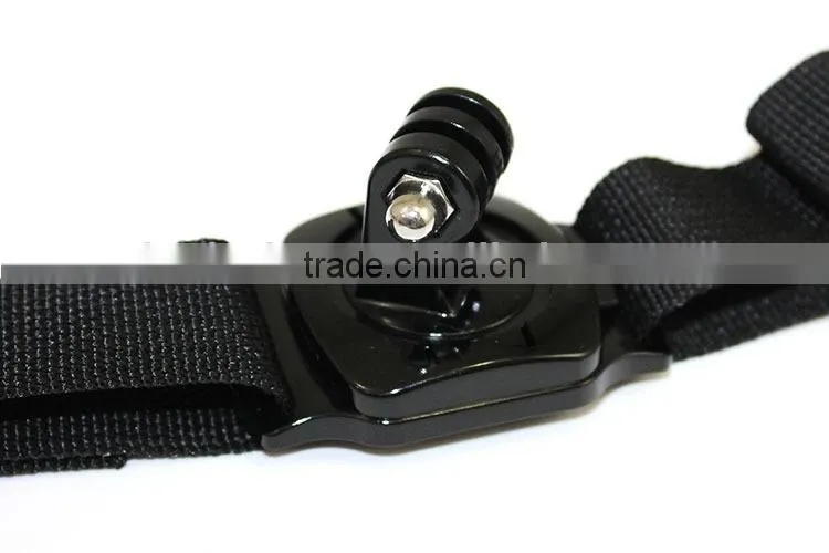 360 degree rotating helmet stationary seat for Camera