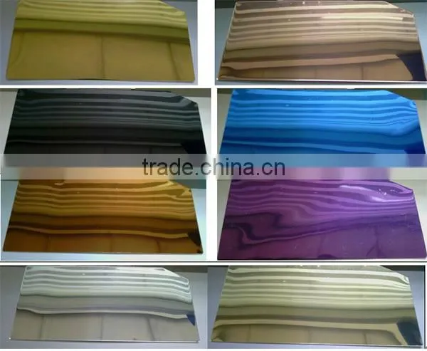 4x8 mirror finish anodized aluminum mirror sheet