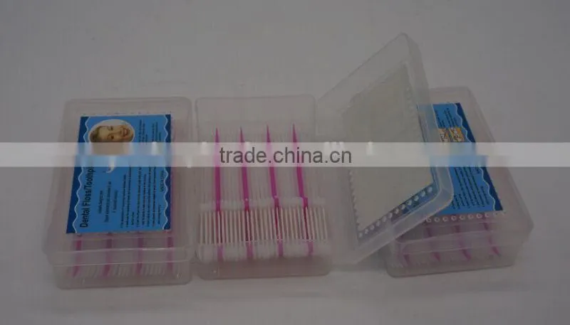 HOT sell plastic toothpick holder with plastic toothpicks