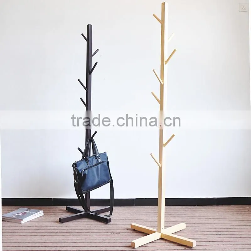 wood hangers for clothes, tree shaped coat hook, hat hook