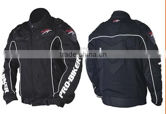 Breathable mesh fabric inside motorcycle jacket
