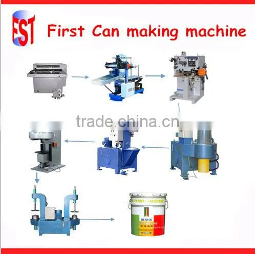 automati tinplate glue can making machine