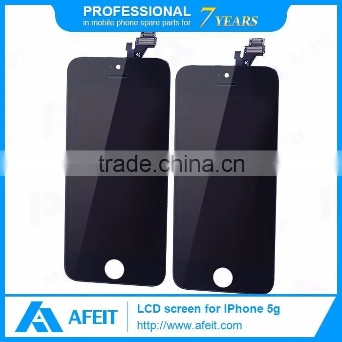 Promption price Clone lcd screen for iphone 5 assembly replacement,display lcd touch screen for iphone 5 digitizer