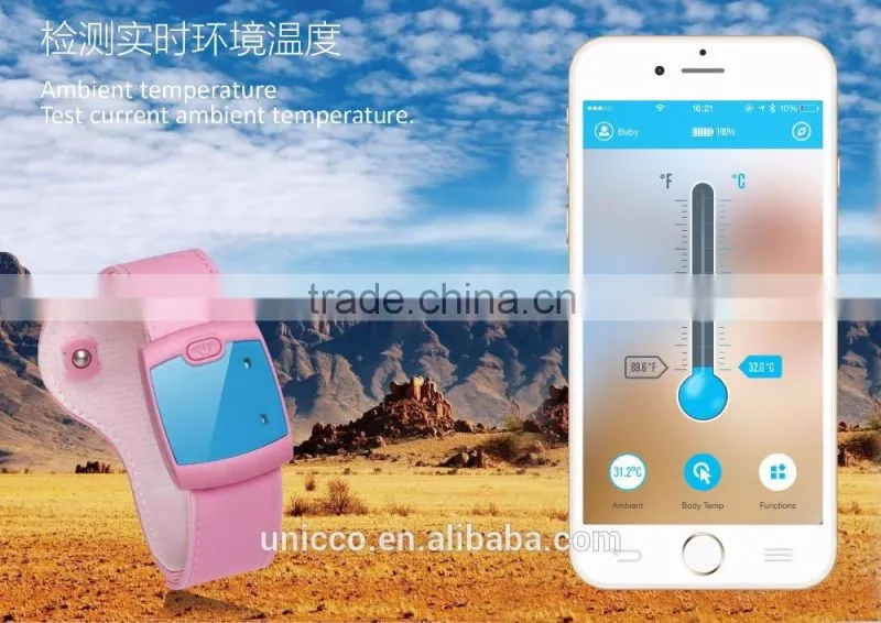 Ambient temperature Thermometer APP real time monitor
