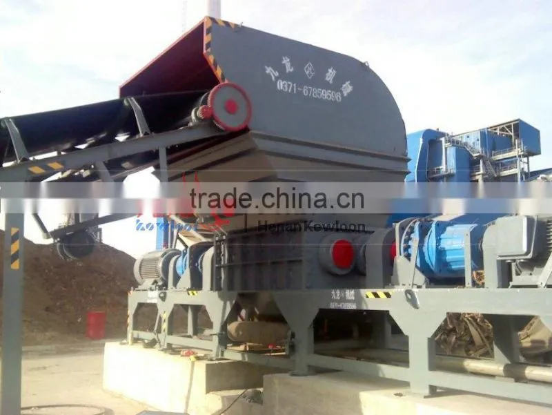 Excellent quality tire shredder machine | wood crusher | wood shredder