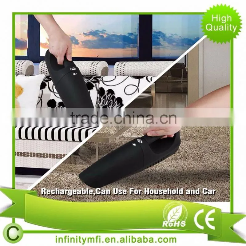 12V 80W Ni-CD Cordless Dust Buster Hand Vac Rechargeable Vacuum Cleaner