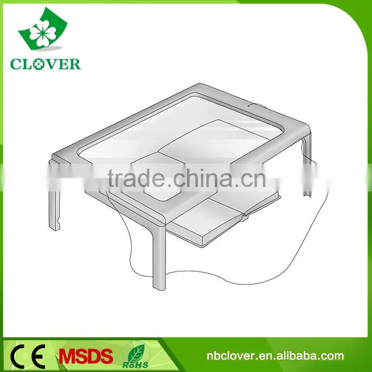 Table lamp plastic material large magnifying glass
