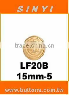 Top Design Sewing Button Brass made 15mm