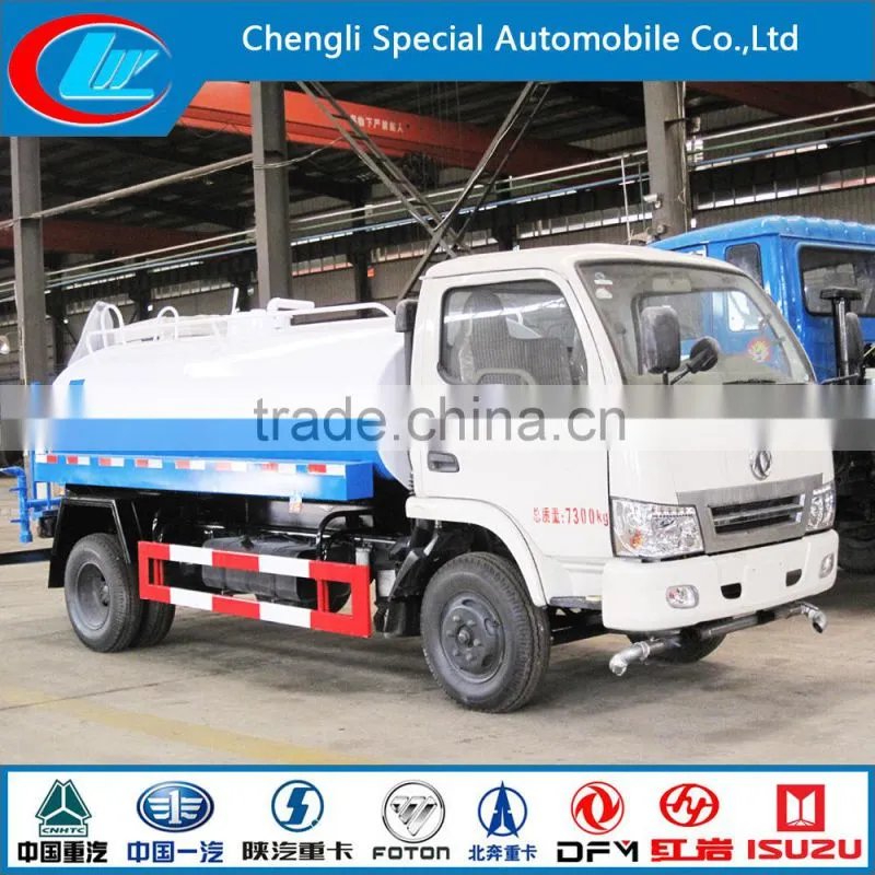 Hot sale water transport trucks high quality water transport tank trucks low price 5CBM water tank trucks