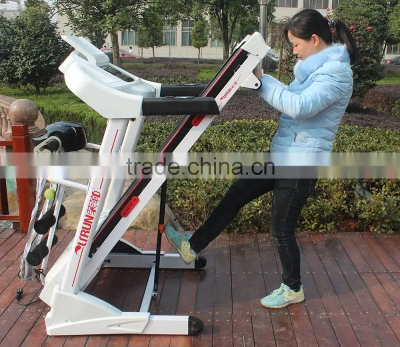 Folding home use treadmill , best selling model, with 1.25 to 3hp continous duty motor