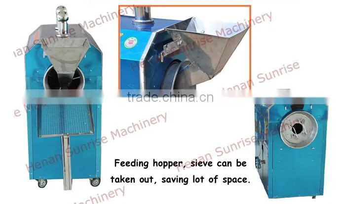 gas peanut roaster, electric peanut roaster machine, peanut roasting machine