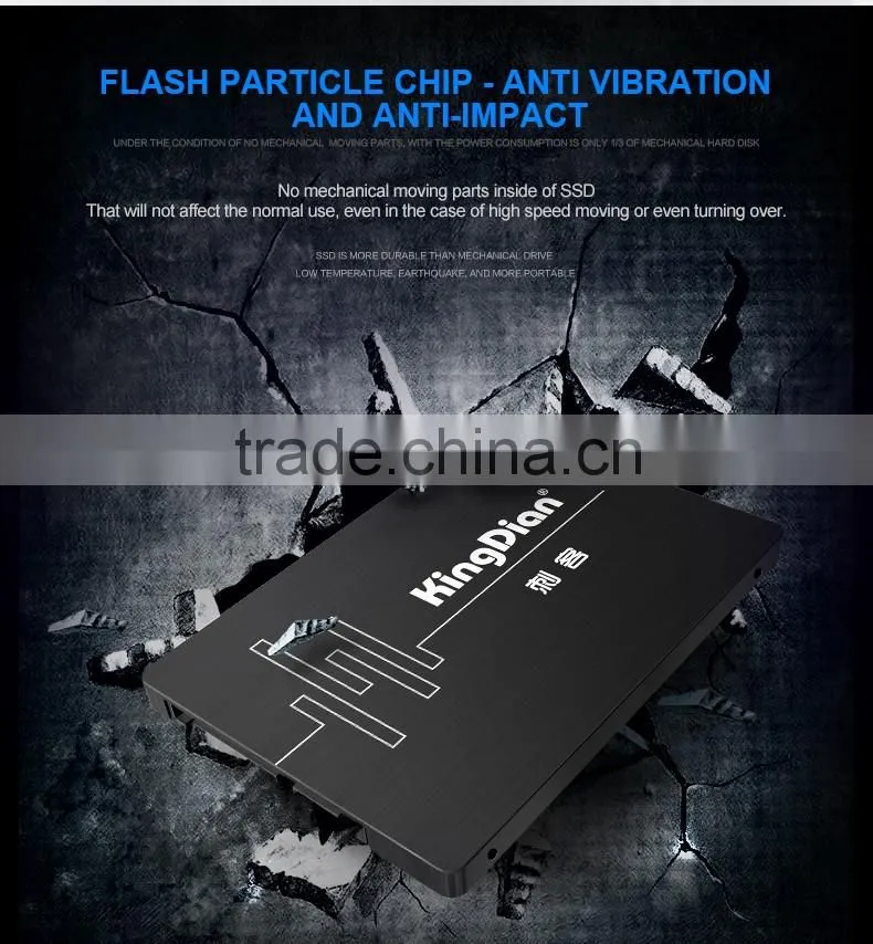 kingdian ssd 120gb sata3 2.5' TLC internal hard disk for PC with SSD solution