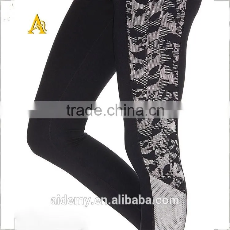 Active High quality Hot Spandex GYM Workout Seamless Womens Leggings Plain