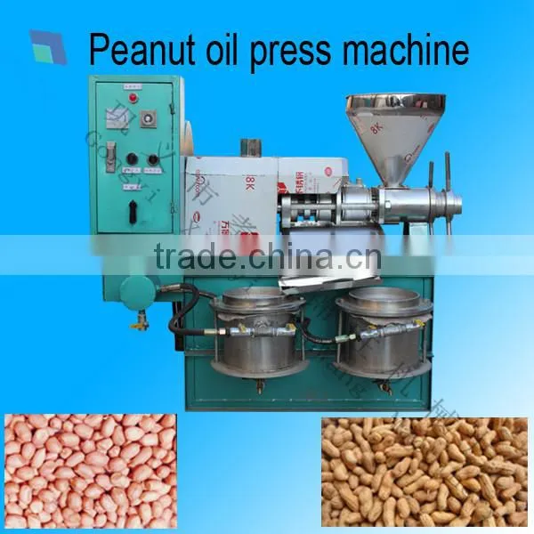Jinwang Promote screw peanut oil expeller/cold peanut oil expeller with Multifunction