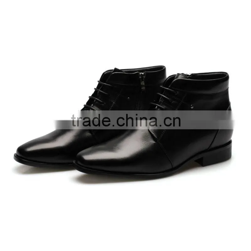 Bulk wholesale genuine leather lace-up ankle branded men loafer boots