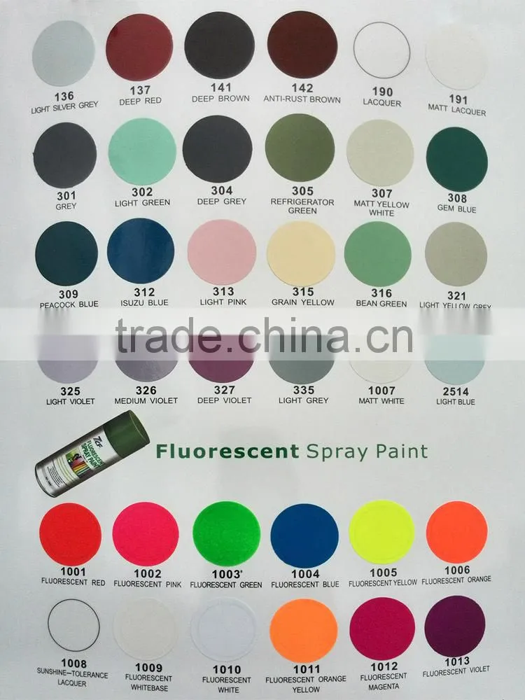 Shenzhen Rainbow Fine Chemical Brand 7CF 400ml Acrylic Clear Metallic Spray Paint