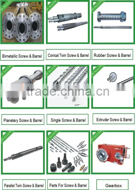 Supply bimetal twin screw and barrel from china-JS ALLOY factory