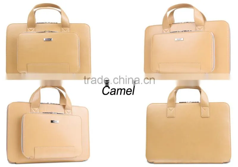 BUBM 2016 Warterproof Laptop Case coffee color Sleeve Bag For 11 12 13 15 inch