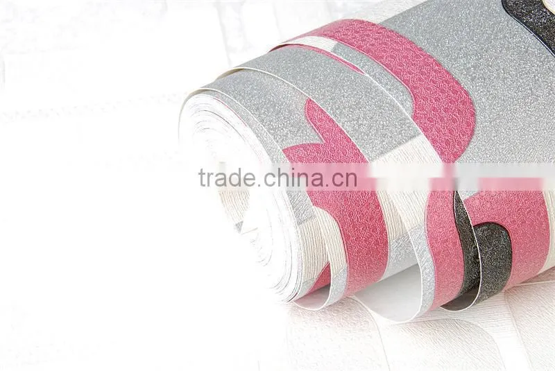 korean design 3d effect wallpaper for restaurant decoration