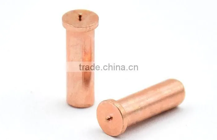 Unthreaded Full Base Copper CD Welding Stud