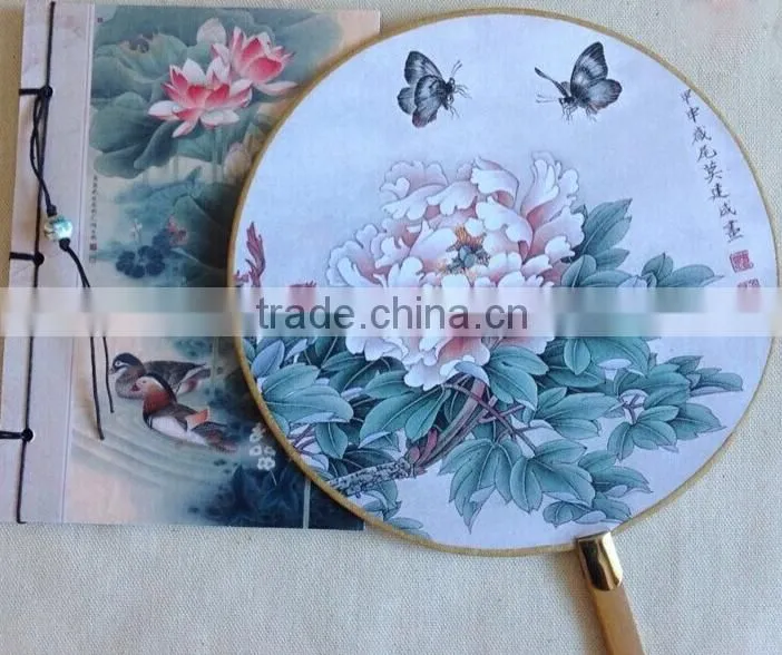 2015 New Hioliday Sale Event Party Supplies Paper Hand Fan Wedding Decoration