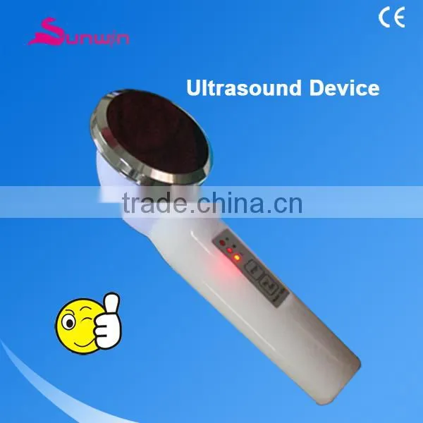 Mini ultrasonic wavecorded skin peeling skin scrubber beauty device