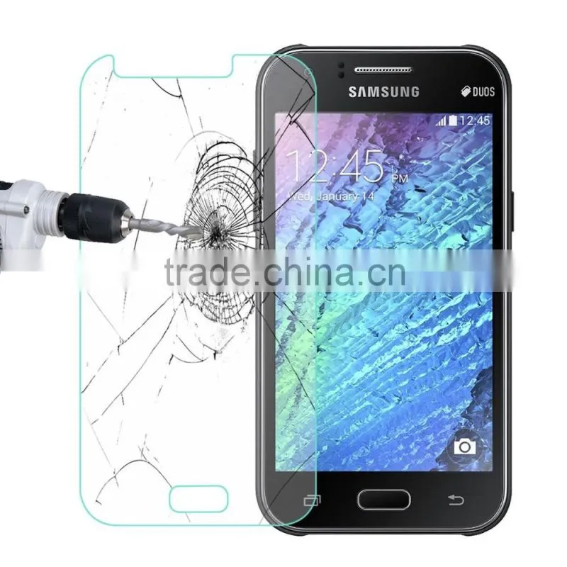 Tempered glass protector for Samsung galaxy J2/J200,2.5D mirror glass screen protector for Sam J2