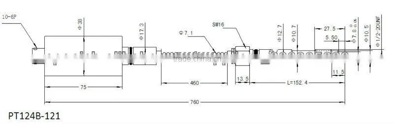 0-10V output lower cost melt pressure transmitter