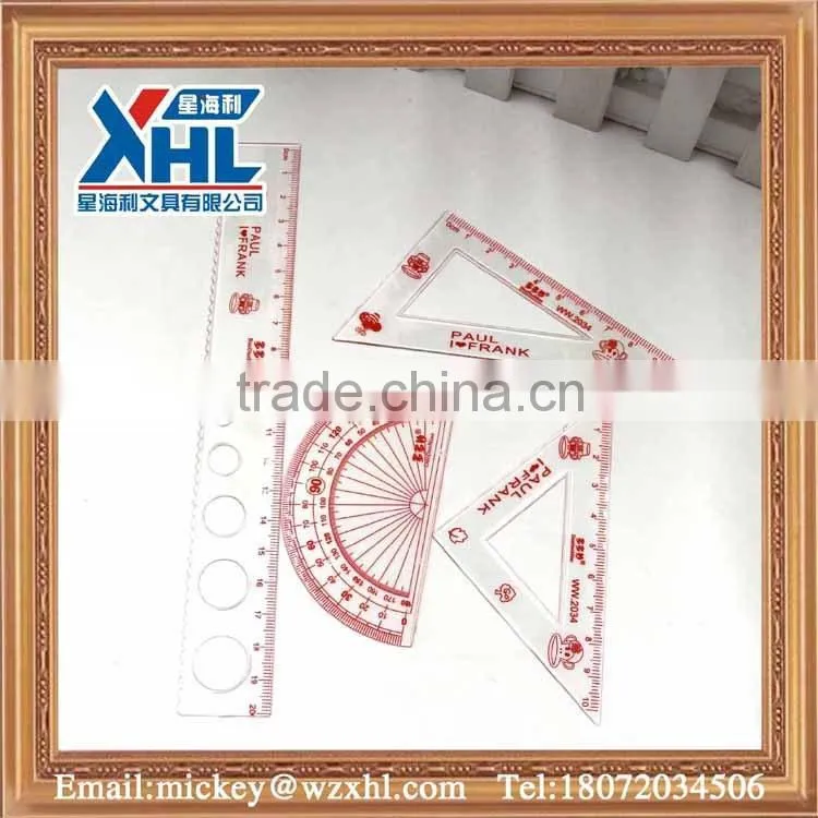 girls cartoon 15cm plastic scale ruler